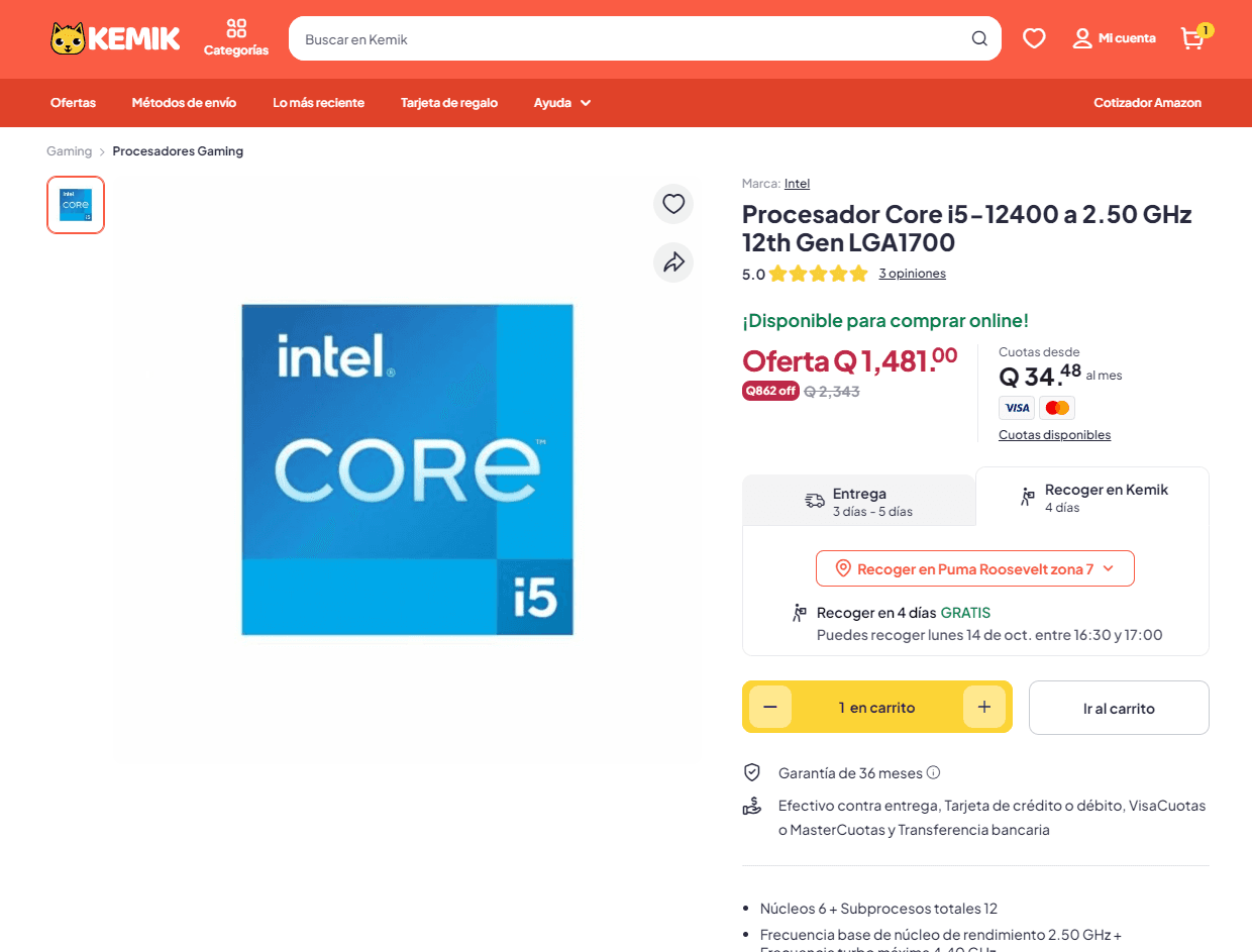 i5 CPU