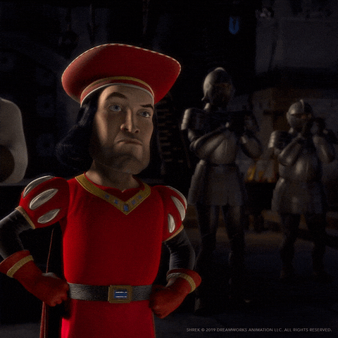 Lord Farquaad nod GIF