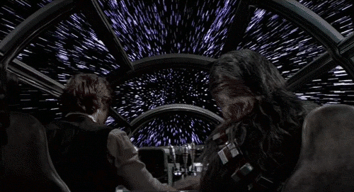 Warp speed GIF
